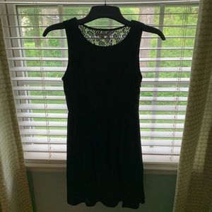 Black Dress with a beautiful lace pattern on back